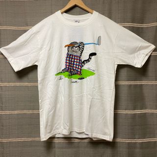 美品 90s クリバンキャット 自転車Tシャツ M クレイジーシャツ