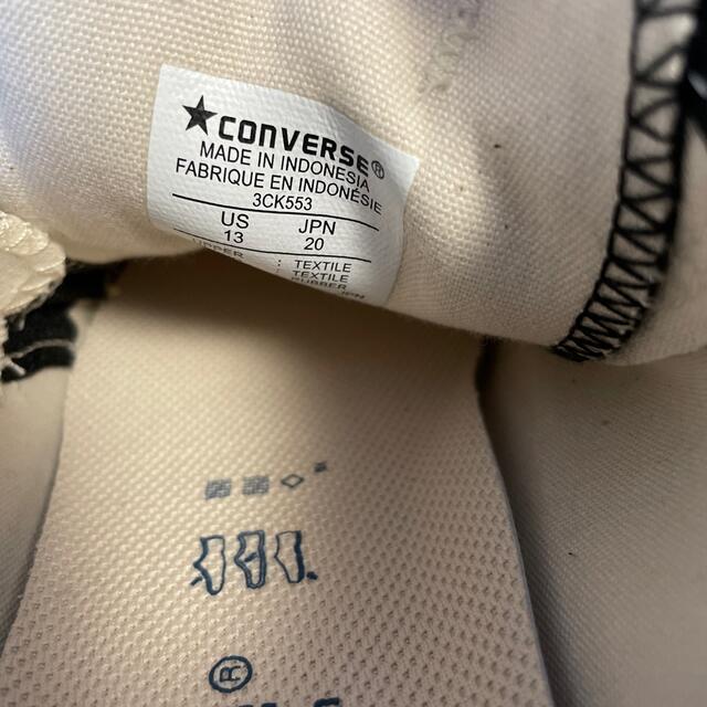 CONVERSE(コンバース)のCONVERSEキッズ　スニーカー　20.0cm キッズ/ベビー/マタニティのキッズ靴/シューズ(15cm~)(スニーカー)の商品写真