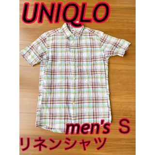 ユニクロ(UNIQLO)のユニクロ　フレンチリネンコットンシャツ　Ｓ(シャツ)