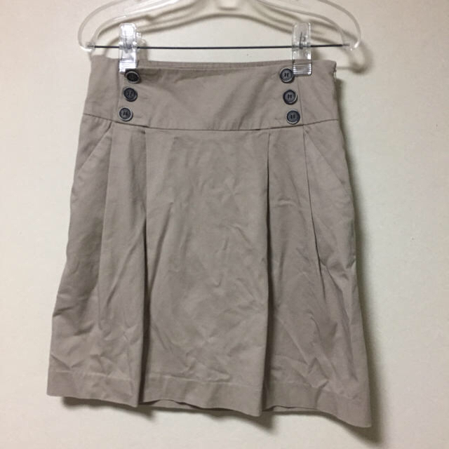 ZARA(ザラ)のザラ ベージュ グレー スカート ZARA Sサイズ ポケット レディースのスカート(ひざ丈スカート)の商品写真