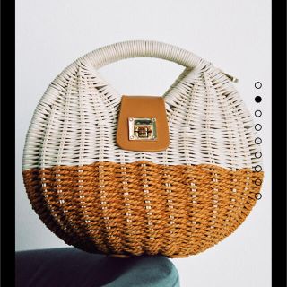 ザラ(ZARA)のZARA カゴバック　タグ付き　新品未使用(かごバッグ/ストローバッグ)