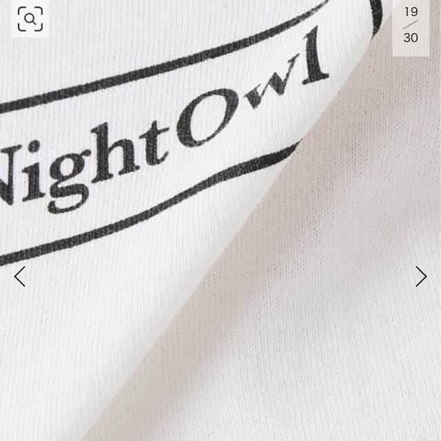 SLOBE IENA(スローブイエナ)の【SLOBE citron.】Night Owl クロップドロンT レディースのトップス(Tシャツ(長袖/七分))の商品写真