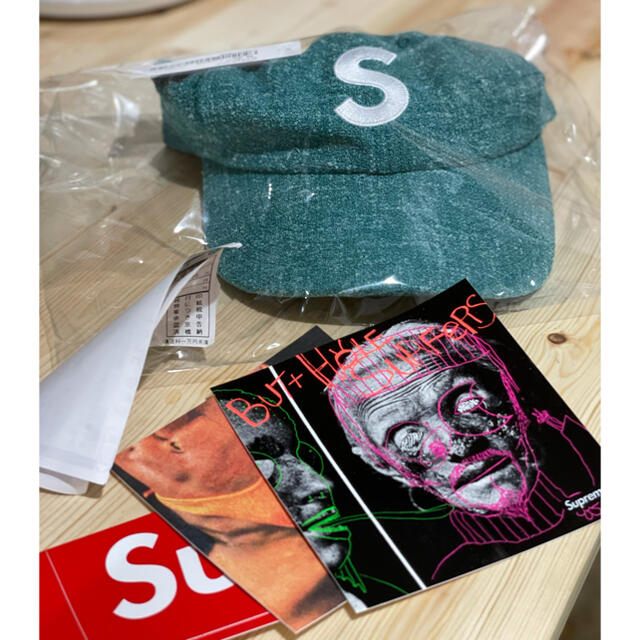 【21ss】supreme キャップ Sロゴ