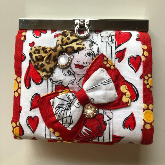 ロラライハリス ミニ財布 ハンドメイド ロラライハリス ミニ財布 ハンドメイド