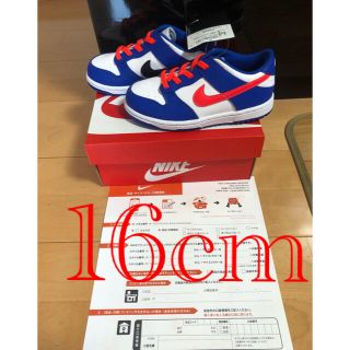 ナイキ(NIKE)のNIKE ダンク　low 16cm(スニーカー)