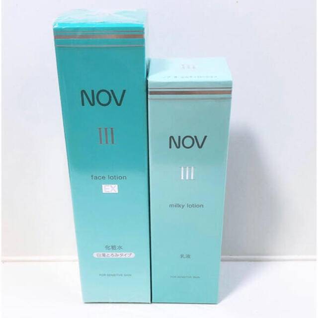 NOV(ノブ)のNOV Ⅲ 化粧水&乳液 2点セット コスメ/美容のスキンケア/基礎化粧品(化粧水/ローション)の商品写真