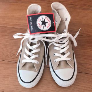 コンバース(CONVERSE)の【新品未使用】converse オールスター　ベージュ(スニーカー)