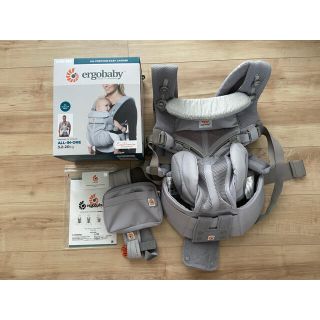 エルゴベビー(Ergobaby)のエルゴ  OMNI 360 クールエア 限定カラー　グレー　日本正規品(抱っこひも/おんぶひも)