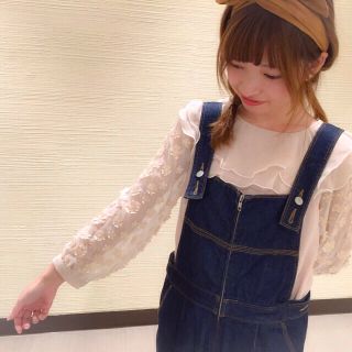 フラワー(flower)のfeminy collar blouse(シャツ/ブラウス(長袖/七分))