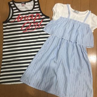 アナップ(ANAP)のワンピース2枚セット　ANAP しまむら(ワンピース)