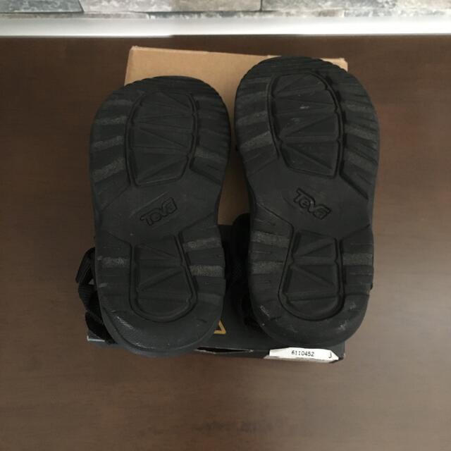 Teva(テバ)のTeva キッズサンダル　14cm 黒 キッズ/ベビー/マタニティのベビー靴/シューズ(~14cm)(サンダル)の商品写真