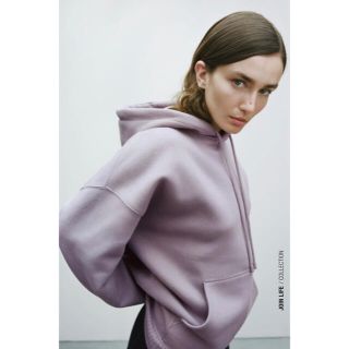 1215 大人気完売品　新品　ZARA オーバーサイズ　スウェットパーカー