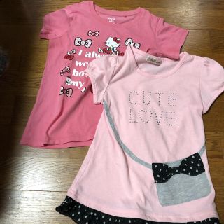 ユニクロ(UNIQLO)の13.女児トップス・120セット(Tシャツ/カットソー)