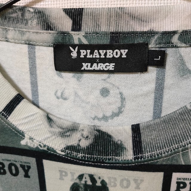 XLARGE(エクストララージ)の美品 エクストララージ プレイボーイコラボ 半袖Tシャツ カットソー メンズL メンズのトップス(Tシャツ/カットソー(半袖/袖なし))の商品写真