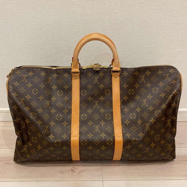 良好品】 LOUIS ボストンバック バンドリエール55 モノグラム ☆ルイ