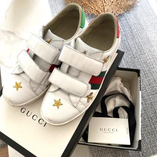 グッチ(Gucci)のgucci  スニーカー　エース　ヴィー　スター　正規品　最終価格(スニーカー)