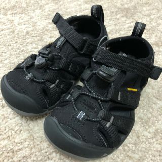 キーン(KEEN)のKEEN キーン　サンダル　黒　15センチ　キッズ(サンダル)