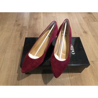 オデットエオディール(Odette e Odile)のオデットエオディール パンプス ワインレッド 未使用（21.5㎝）(ハイヒール/パンプス)