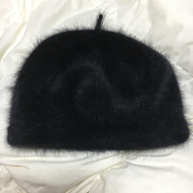 Emi様お取り置き アンゴラ素材ベレー帽 レディースの帽子(ハンチング/ベレー帽)の商品写真