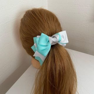 パルティキュリエリボン バレッタ ヘアーアクセサリー(ヘアアクセサリー)