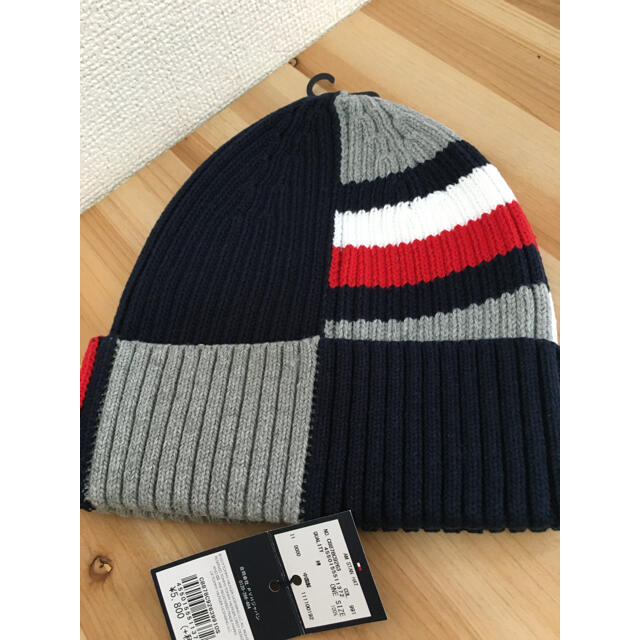 TOMMY HILFIGER(トミーヒルフィガー)の【新品】TOMMY HILFIGER ニット帽 ニットキャップ メンズの帽子(ニット帽/ビーニー)の商品写真