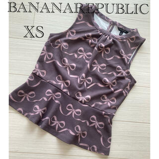 バナナリパブリック(Banana Republic)のBANANA REPUBLICカットソー　XS(カットソー(半袖/袖なし))