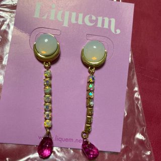 美品　Liquem リキュエム　ムーンスティックピアス(ピアス)