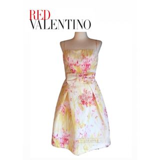 レッドヴァレンティノ(RED VALENTINO)の定価10万3400円◆タグ付き◆新品◆レッドヴァレンティノ◆膝丈ワンピース◆42(ひざ丈ワンピース)