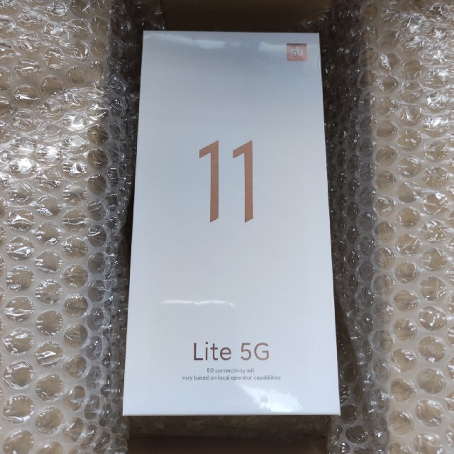 新品未開封　Mi11 lite 5G 日本版　トリュフブラック