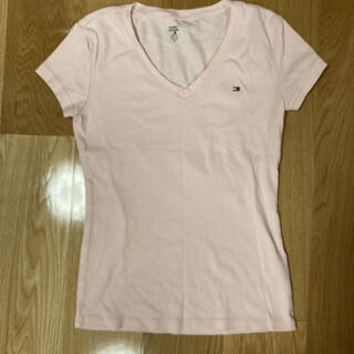 トミーヒルフィガー(TOMMY HILFIGER)のTOMMY HILFIGER Tシャツ　s/pサイズ　ピンク(Tシャツ(半袖/袖なし))