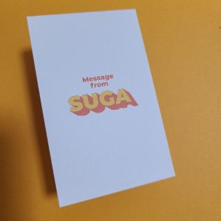 ボウダンショウネンダン(防弾少年団(BTS))のBTS butter SUGA メッセージカード(K-POP/アジア)