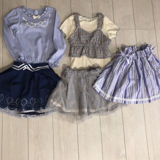 アクシーズファム(axes femme)のアクシーズファムキッズ　120 まとめ売り(スカート)