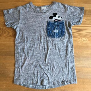 デニムダンガリー(DENIM DUNGAREE)のデニム&ダンガリー  ミッキーコラボtシャツ 160(Tシャツ/カットソー)