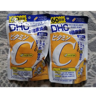 ディーエイチシー(DHC)のDHC ビタミンC 60日分×2袋 120日分 新品未開封 サプリメント(ビタミン)