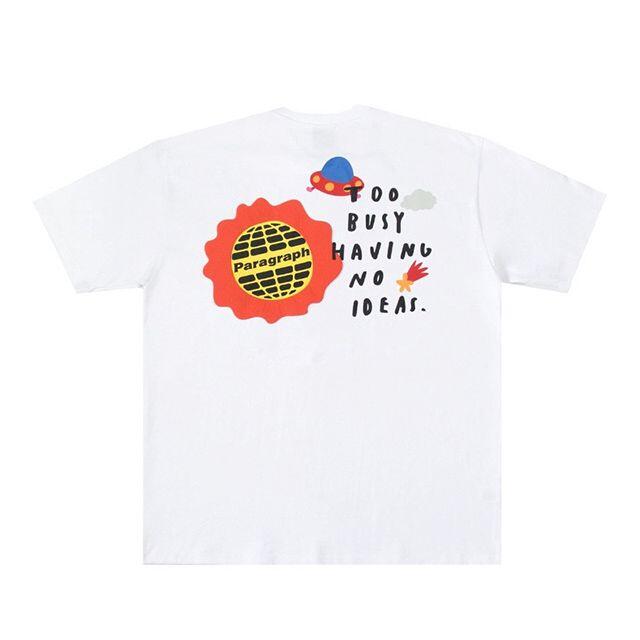 Paragraph★SMILE HAPPY T-SHIRT★パラグラフ wh