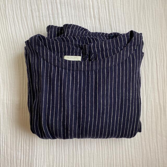 *専用* fog linen work 北欧暮らしの道具店ワンピース ストライプ レディースのワンピース(ロングワンピース/マキシワンピース)の商品写真