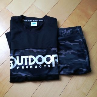 アウトドアプロダクツ(OUTDOOR PRODUCTS)のアウトドアプロダクツ　上下セット　M(Tシャツ/カットソー(半袖/袖なし))