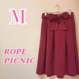 ロペピクニック(Rope' Picnic)のROPE PICNIC ロペピクニック タックスカート スエードライク (ひざ丈スカート)