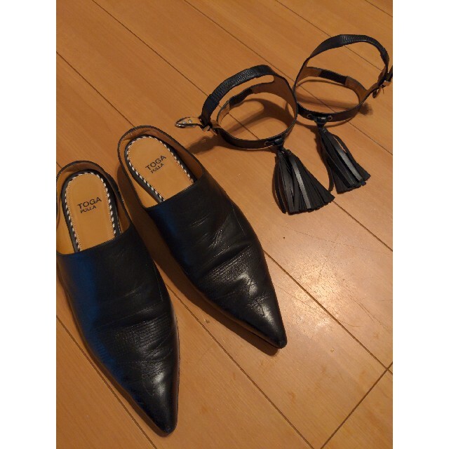 TOGA(トーガ)のTOGA  フリンジ　パンプス レディースの靴/シューズ(ローファー/革靴)の商品写真