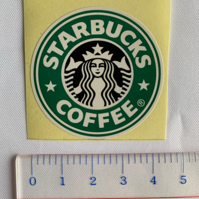 Starbucks Coffee(スターバックスコーヒー)のスターバックス ロゴ ステッカー ラベル 1枚 エンタメ/ホビーのコレクション(ノベルティグッズ)の商品写真