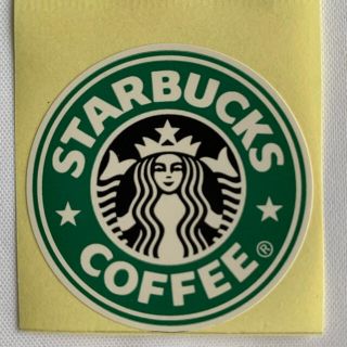 スターバックスコーヒー(Starbucks Coffee)のスターバックス ロゴ ステッカー ラベル 1枚(ノベルティグッズ)