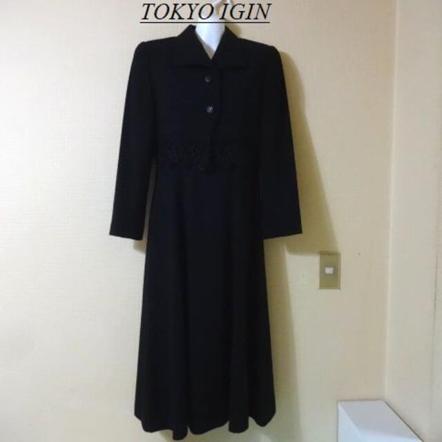 東京イギンTOKYO IGIN7号礼服高級花柄レースブラックフォーマルの通販