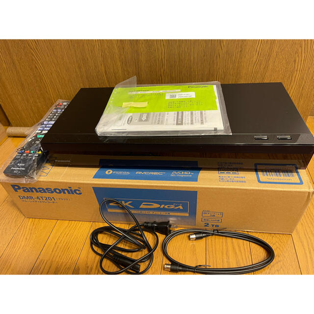 Panasonic(パナソニック)の新品同様 Panasonic DMR-4T201 ブルーレイレコーダー スマホ/家電/カメラのテレビ/映像機器(ブルーレイレコーダー)の商品写真