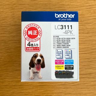 ブラザー(brother)の【純正】ブラザーインクカートリッジ　LC3111-4PK(PC周辺機器)