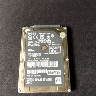 正常品 HGST 2.5インチ HDD 1TB (1000GB) 5400rpm(PCパーツ)