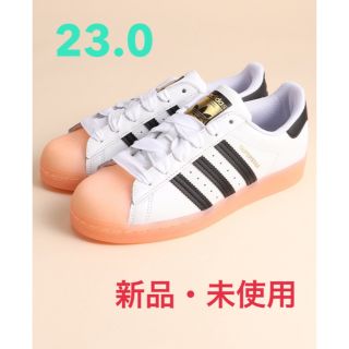 アディダス(adidas)の【新品】スーパースター　スケルトン　コーラル　23センチ(スニーカー)