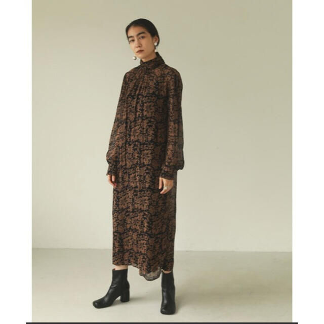 Georgette Leaf Dress TODAYFUL ワンピース 花柄 | kidscareclinics.com