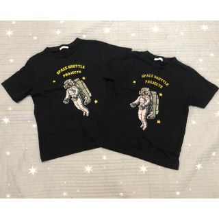 ジーユー(GU)の110/120●GU…プリントTシャツ(宇宙)●(ジャケット/上着)