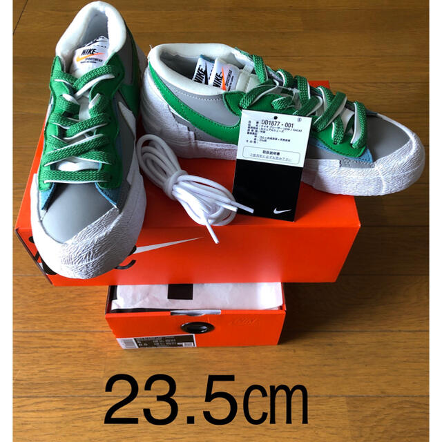 sacai(サカイ)のSACAI × NIKE BLAZER LOW 23.5㎝ レディースの靴/シューズ(スニーカー)の商品写真