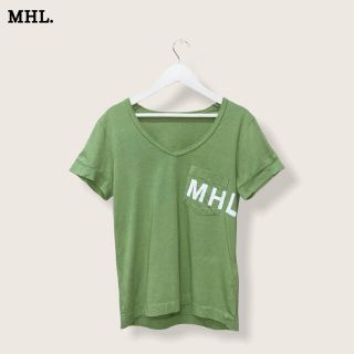 マーガレットハウエル(MARGARET HOWELL)の【MHL.】Tシャツ　グリーン　エムエイチエル(Tシャツ(半袖/袖なし))